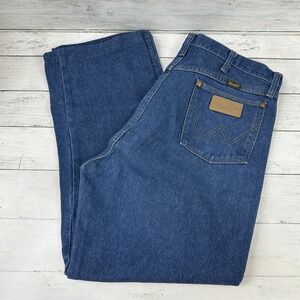 Wrangler 13MWZ Cowboy Cut Cotton Jeans Measures 35x26 *hemmed